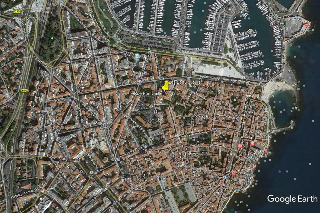 2 Pieces Climatise Avec Balcon Dans Le Vieil Antibes, Residence Avec Ascenseur Экстерьер фото